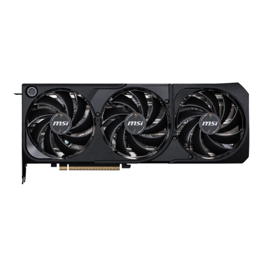 MSI Nvidia Graphic Card RTX 5080 16GB DDR7 Shadow 3X OC Triple Fan view 2